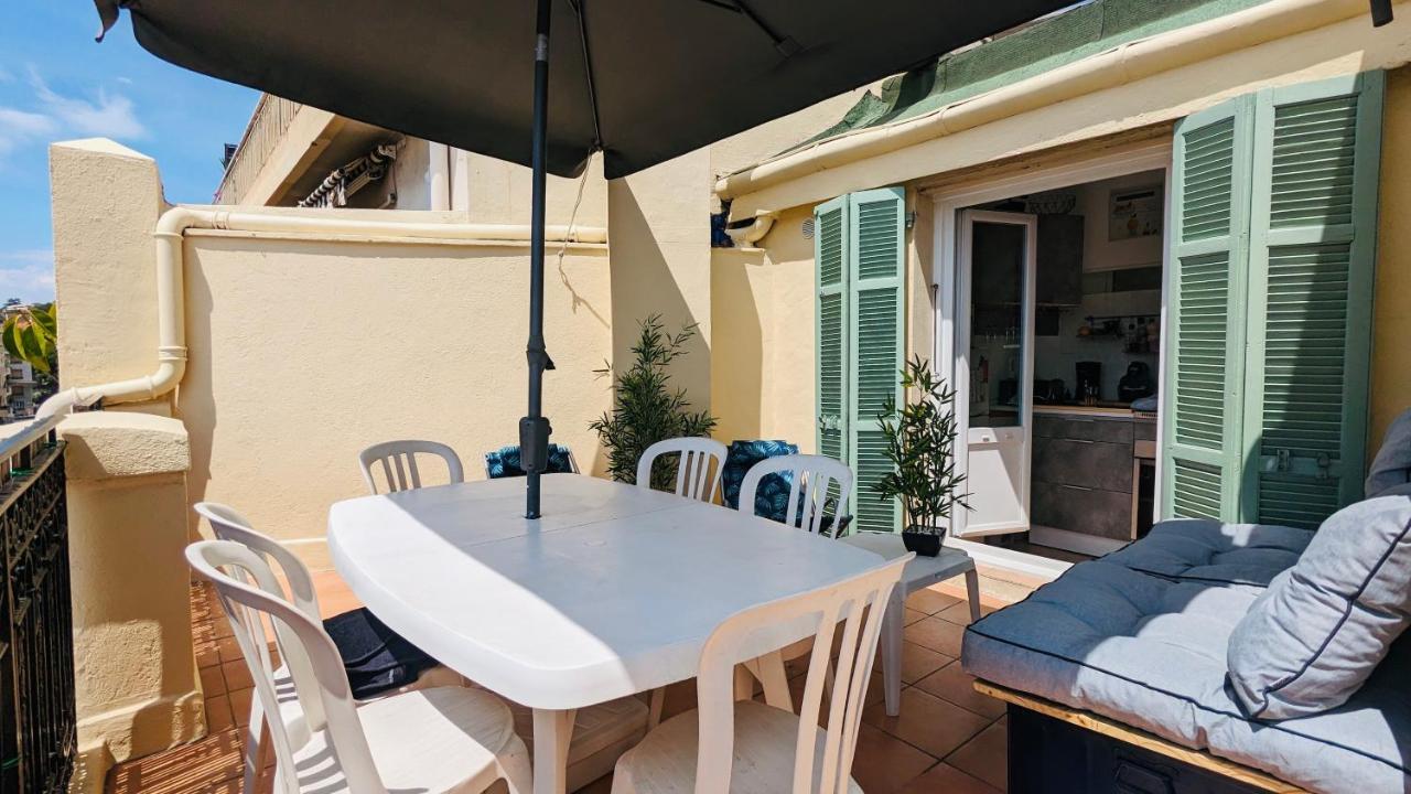"Studio Ensoleille A Deux Pas Des Plages Avec Sa Grande Terrasse Privee !" 尼斯 外观 照片